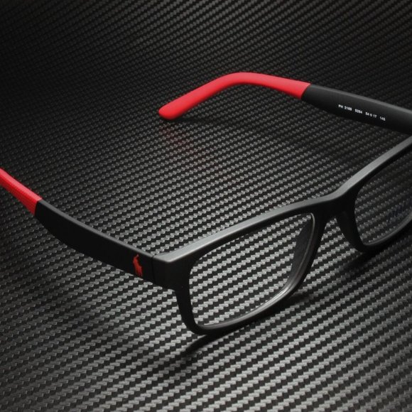 Ralph Lauren Polo Matte Black Eyeglasses - Picture 4 of 5